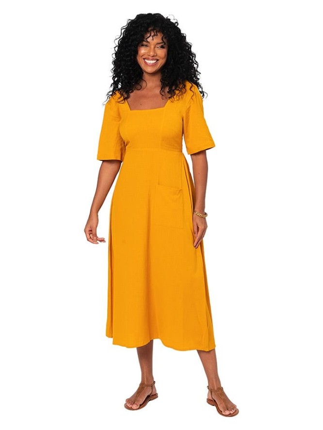 Aller Simplement Sukienka w kolorze żółtym rozmiar: 34/36