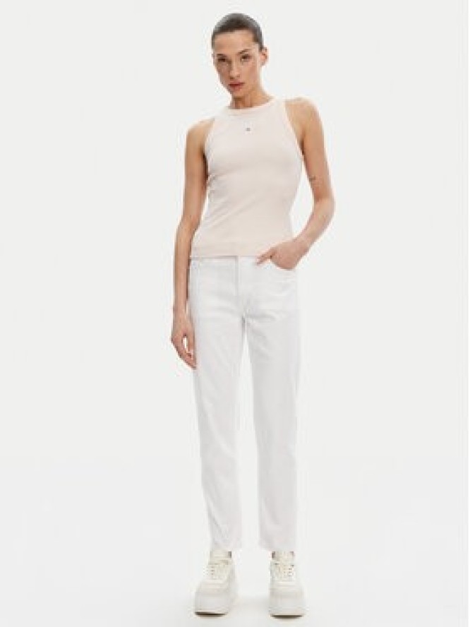 Calvin Klein Jeans Top J20J225302 Różowy Slim Fit