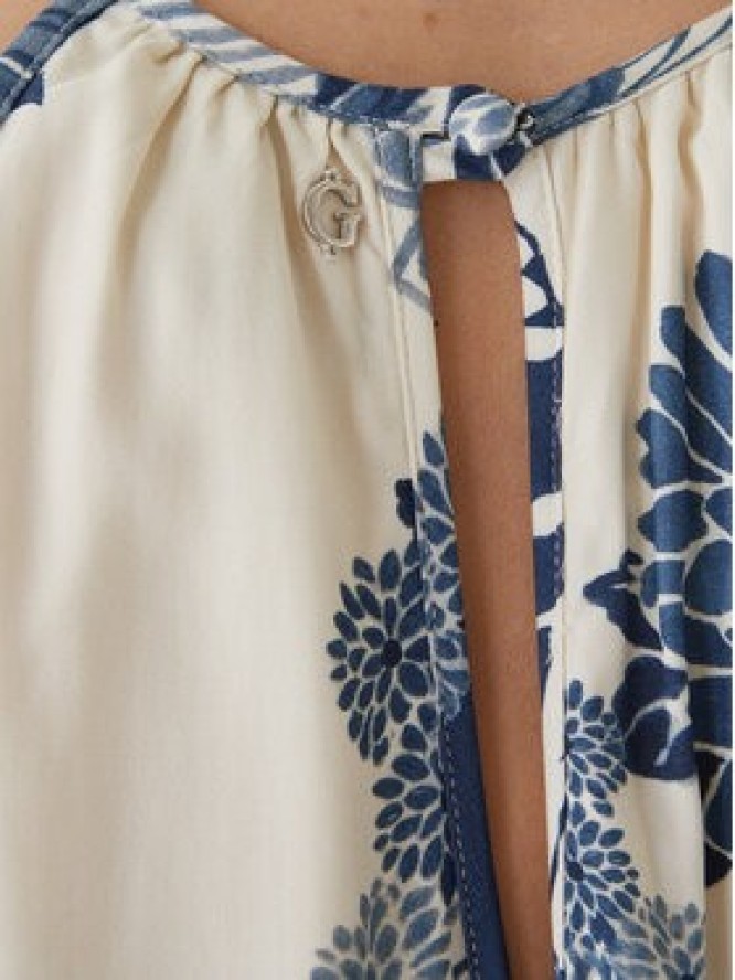 Guess Top W6GHA2 W2463 Niebieski Regular Fit