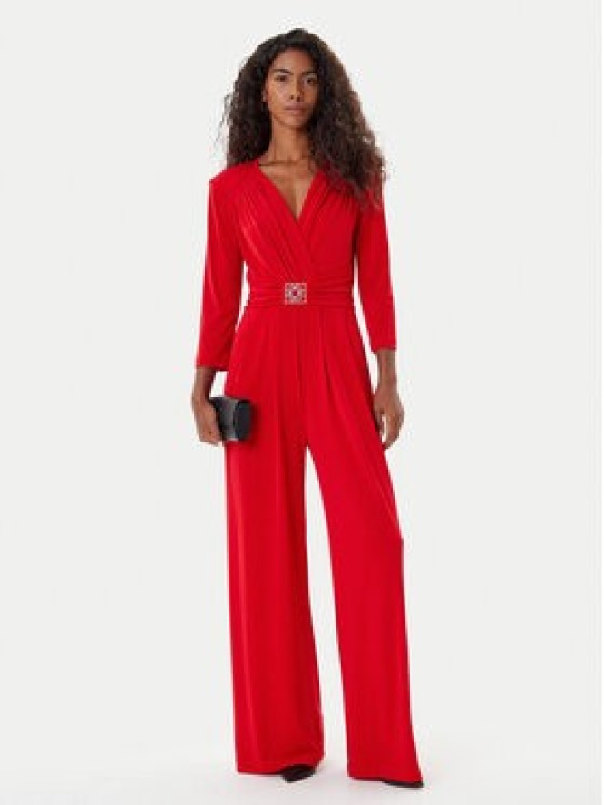 Rinascimento Kombinezon CFC0126185003 Czerwony Regular Fit