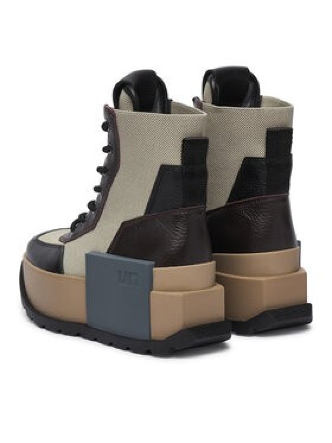 United Nude Trzewiki Roko Combat 11045161165 Brązowy ciemny