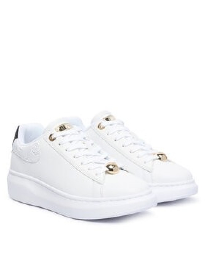 Guess Sneakersy FLTFRE LEA12 Biały
