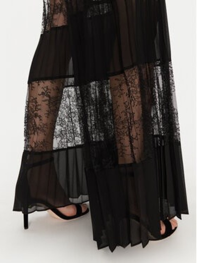 TWINSET Spodnie palazzo 251TP2782 Czarny Wide Leg