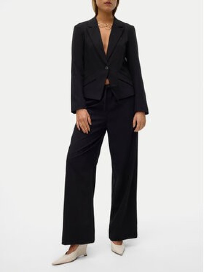 Vero Moda Spodnie materiałowe Babette 10320601 Czarny Straight Fit