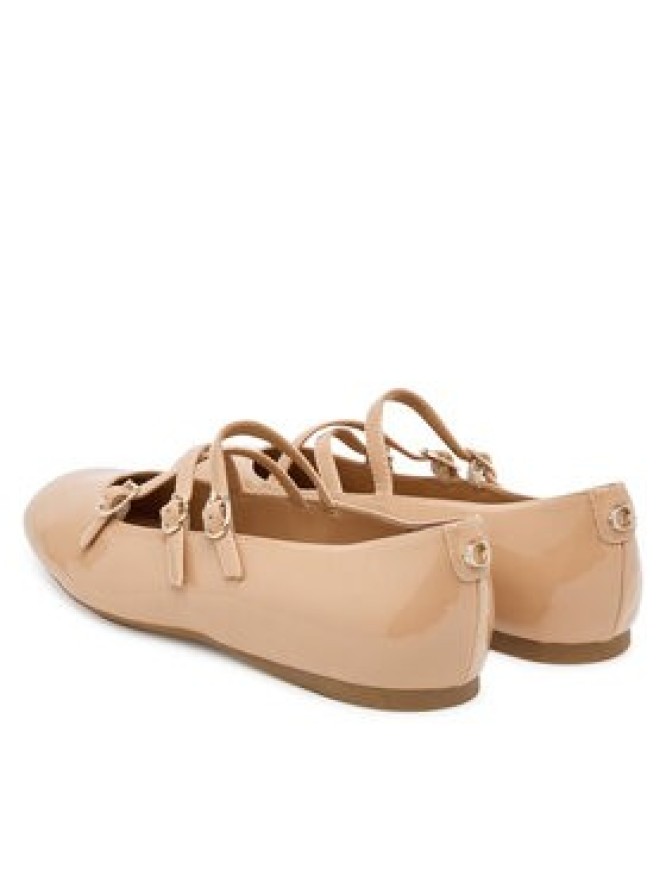 Guess Baleriny FLTKAL PAF02 Beżowy