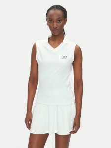 EA7 Emporio Armani Koszulka techniczna 7W000200 AF13282 M9040 Biały Regular Fit