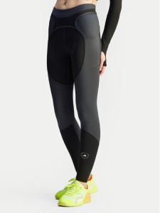 adidas by Stella McCartney Legginsy Two-tone JM0302 Czarny Slim Fit