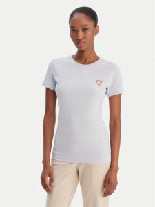 Guess T-Shirt W2YI44 J1314 Błękitny Regular Fit