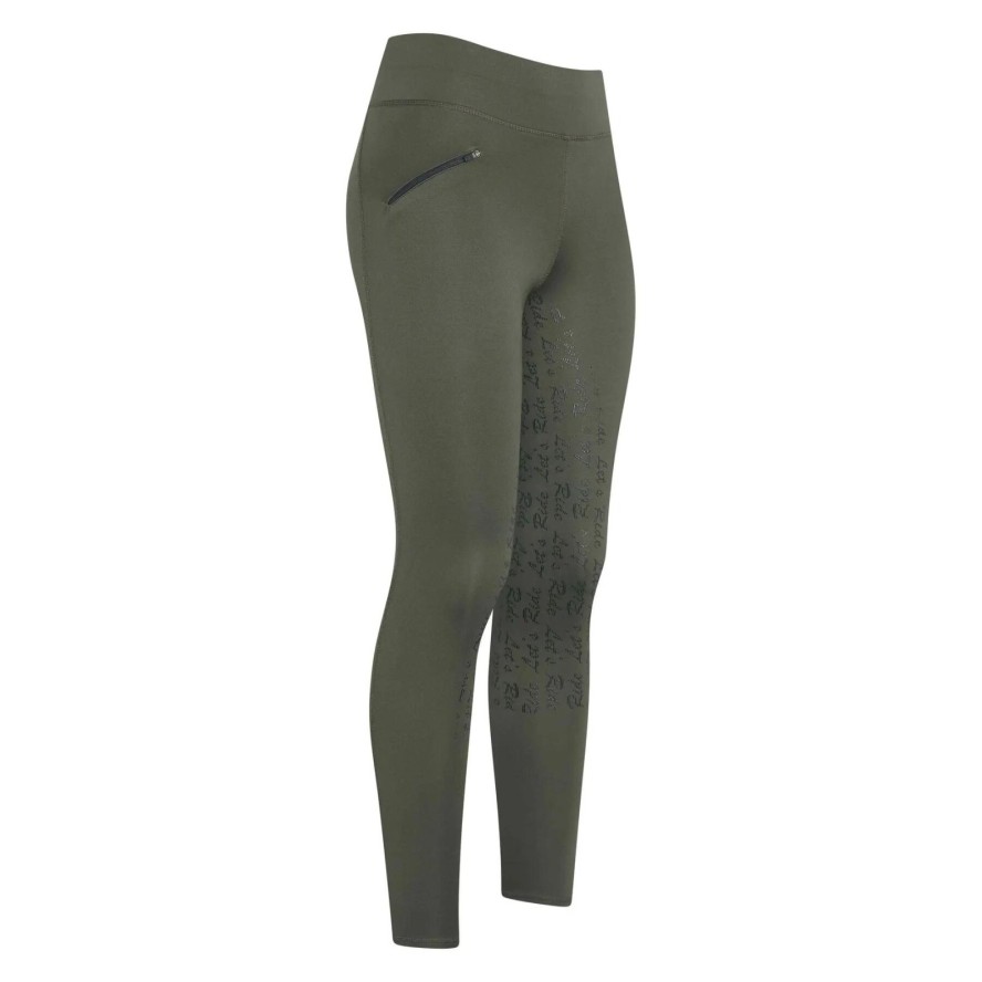 Damskie legginsy jeździeckie z pełną przyczepnością Easy Rider Dietse Winter
