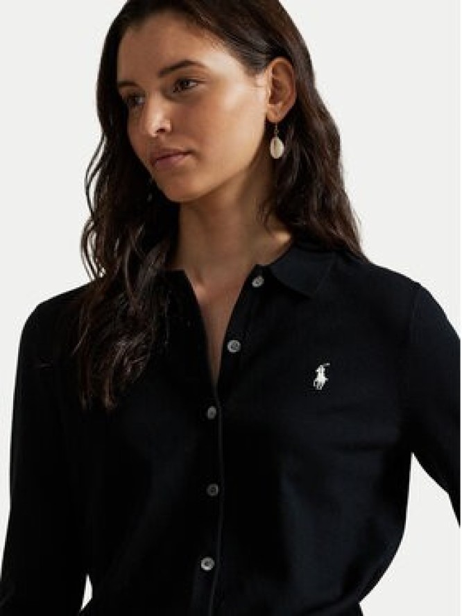 Polo Ralph Lauren Kardigan 211972110001 Czarny Slim Fit