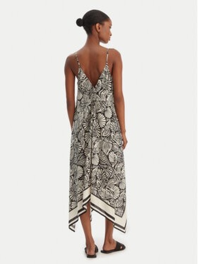 Seafolly Sukienka letnia C Shells 55763-DR Czarny Regular Fit