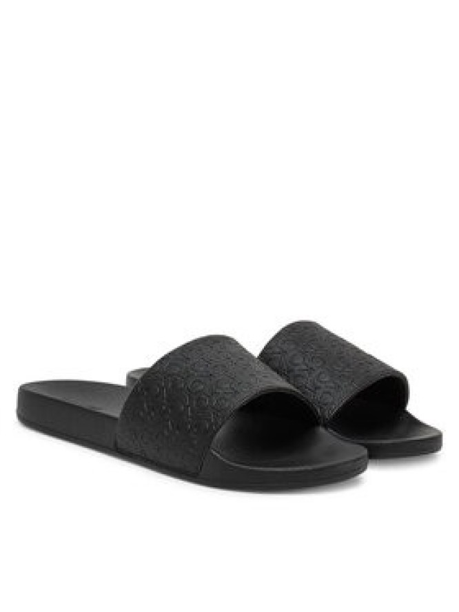 Calvin Klein Klapki Pool Slide Mono HW0HW02541 Czarny