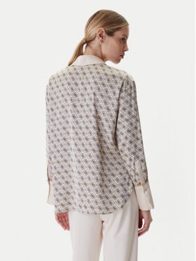 Guess Koszula W4YH47 WF1T2 Beżowy Regular Fit