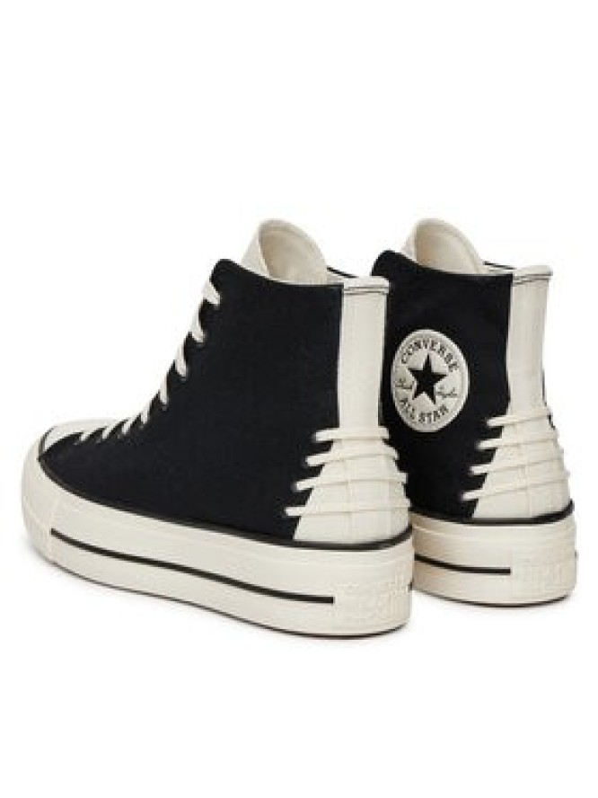 Converse Trampki Chuck Taylor All Star Lift Platform Crafted Laces A12552C Czarny