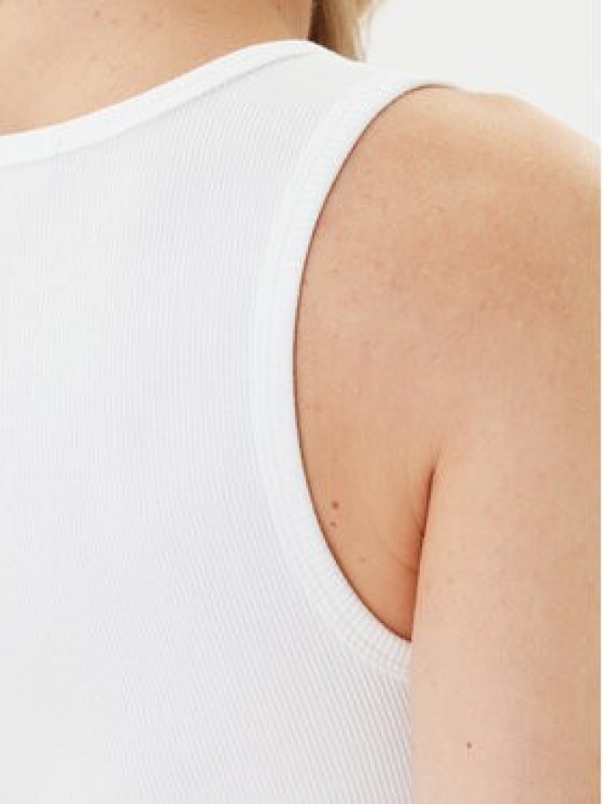 KARL LAGERFELD Top A3W17005 Biały Slim Fit