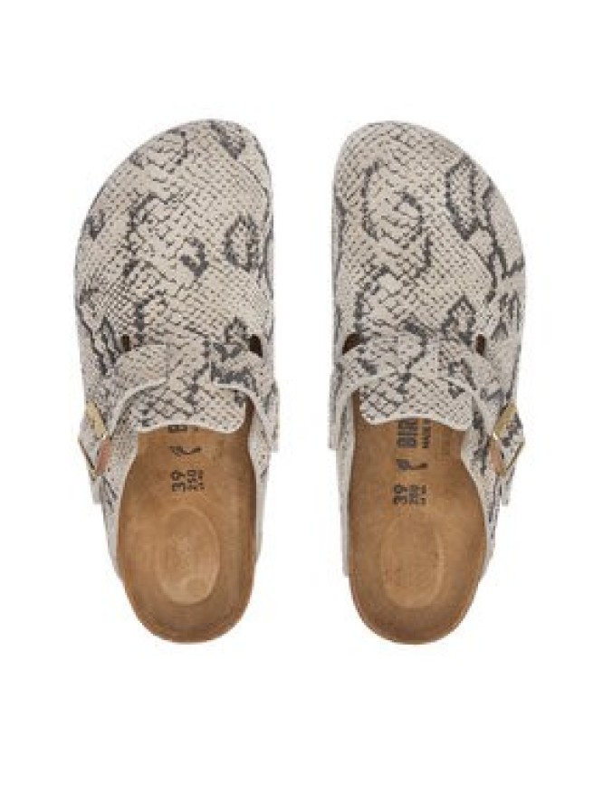 Birkenstock Klapki Boston 1033086 Kremowy