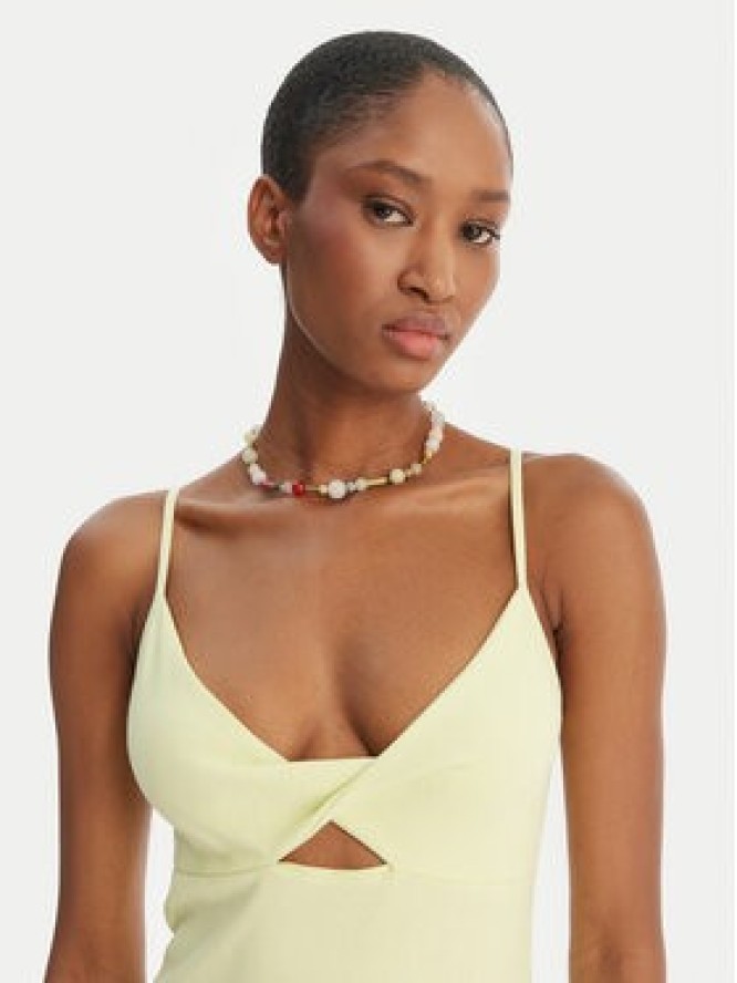 Roxy Sukienka letnia Wavey Lady ERJKD03530 Zielony Slim Fit