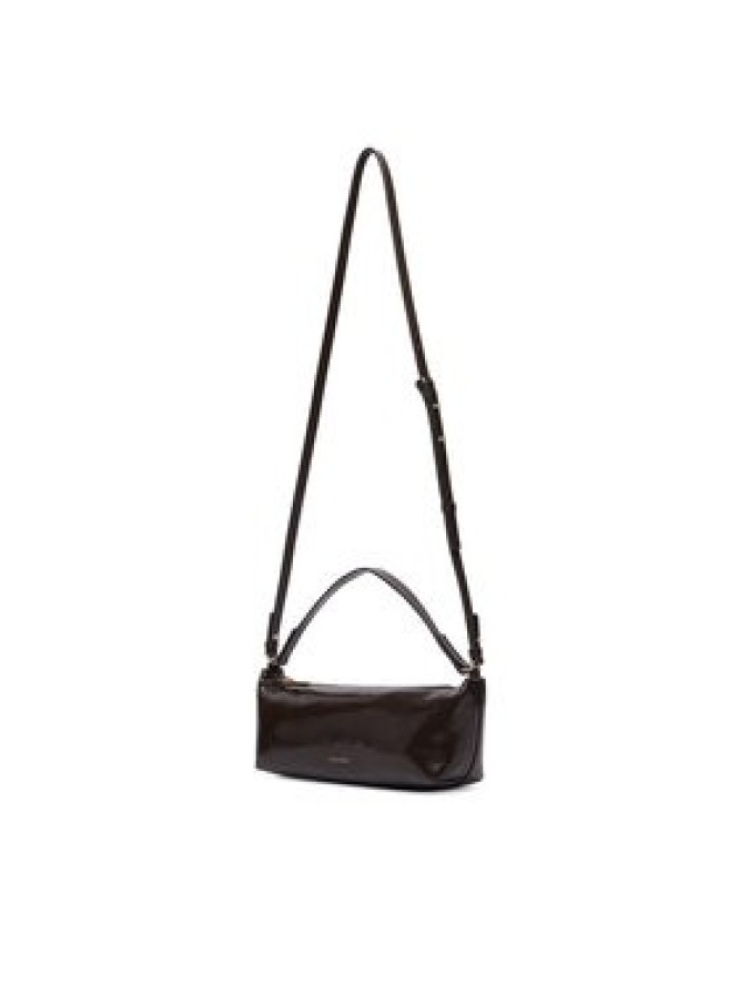 Calvin Klein Torebka Foil Logo Glossy Conv Bag LV04F3738G Brązowy
