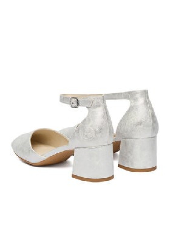 Rieker Czółenka 44762-90 Srebrny