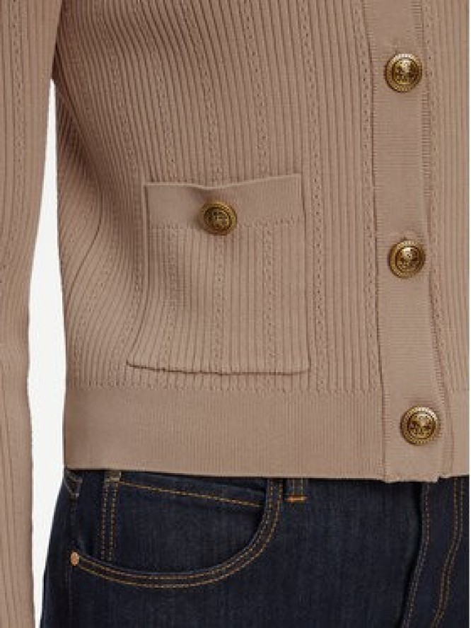 Guess Kardigan W5YR09 Z0130 Beżowy Regular Fit