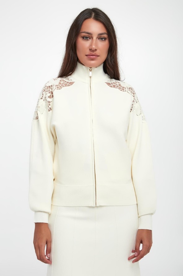 Sweter damski zapinany na zamek TWINSET