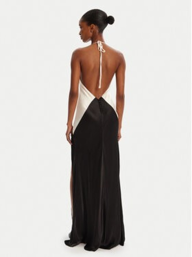 Bardot Sukienka koktajlowa Yve Contrast Halter 59315DB3 Czarny Regular Fit