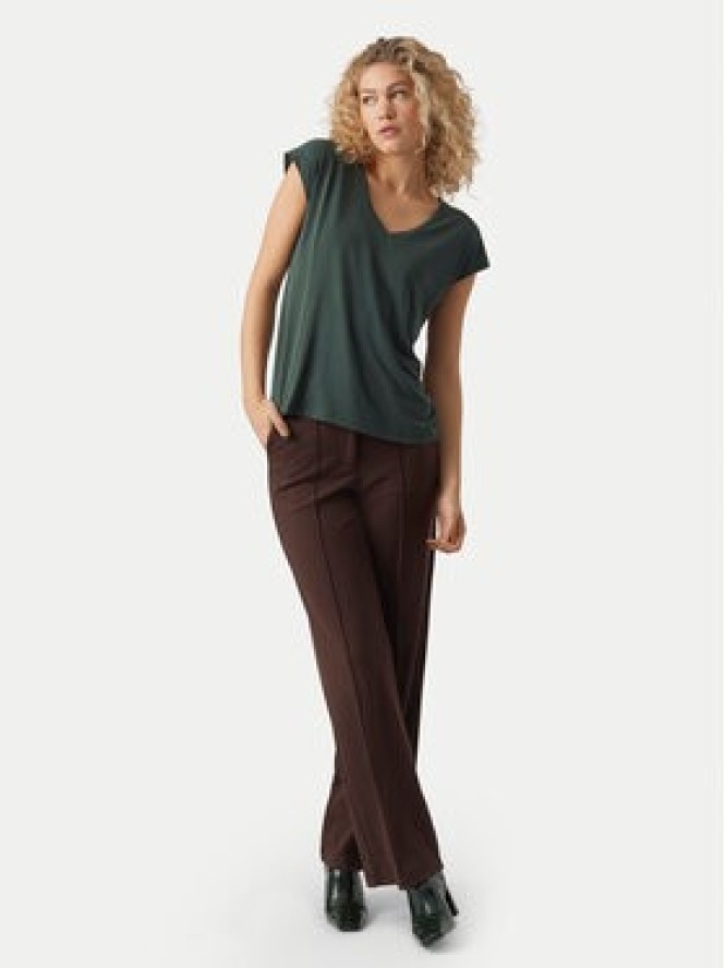 Vero Moda T-Shirt Filli 10247666 Zielony Regular Fit