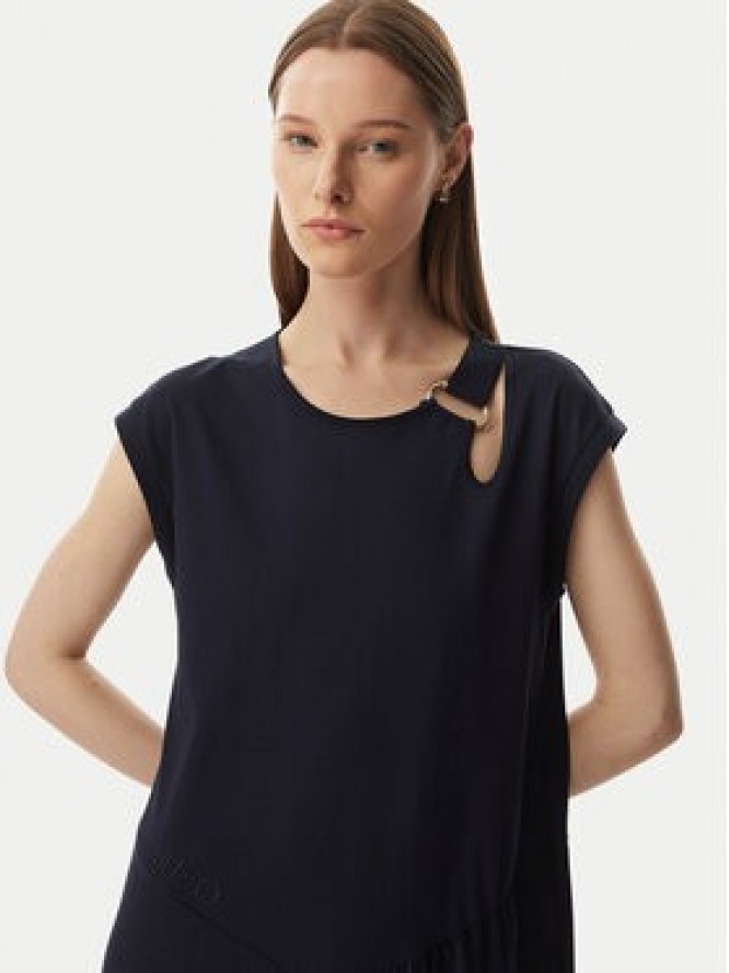 Liu Jo Sport Sukienka codzienna TA6237 J3855 Granatowy Relaxed Fit