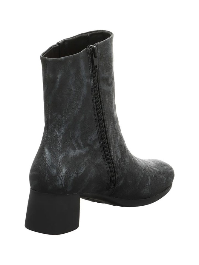 Think! Skórzane botki w kolorze czarnym rozmiar: 39,5