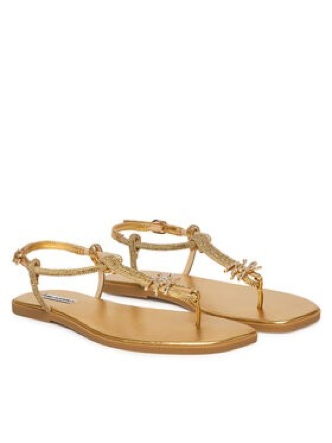 KARL LAGERFELD Sandały Olympia II KL87416 Złoty