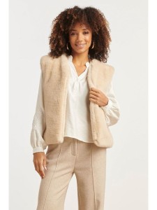 Smashed Lemon Kamizelka w kolorze beżowym rozmiar: M