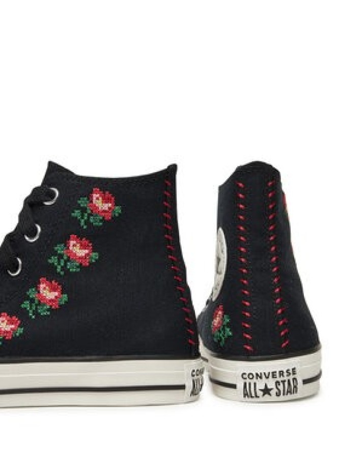 Converse Trampki Chuck Taylor All Star Rose Cross Stitch A13657C Czarny