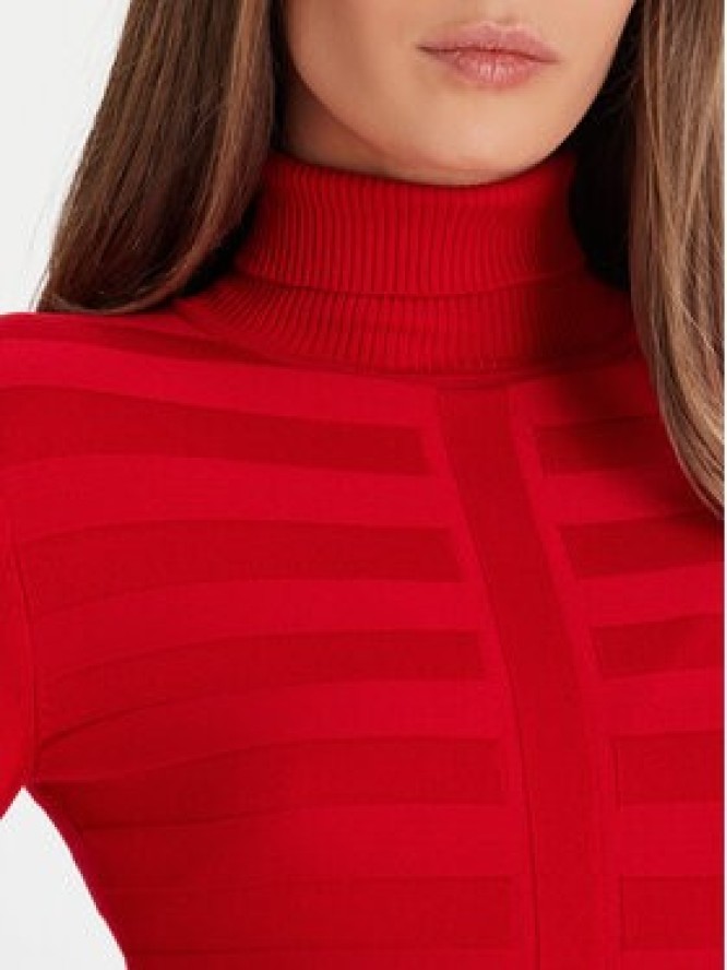 Morgan Golf 132-MENTOS.M Czerwony Slim Fit