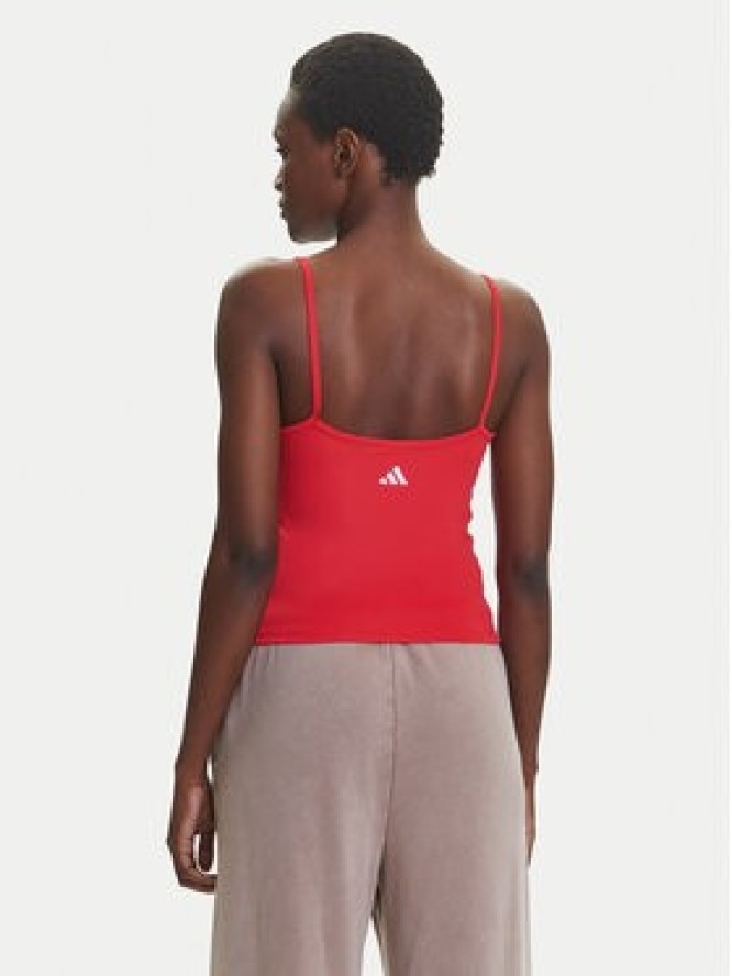 adidas Top Seasonal Essentials 3-Stripes JM1910 Czerwony Slim Fit