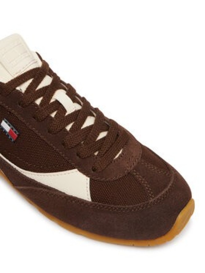 Tommy Jeans Sneakersy Archive '97 Lite Sued EN0EN02997 Brązowy