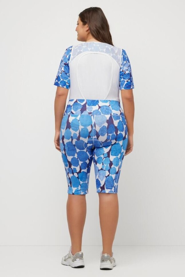 Damskie Kolarzówki wkładka kamuflaż kieszeń odblaski