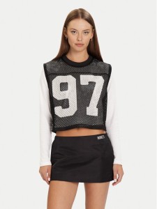 Puma Top PUMA X ROSÉ 633804 01 Czarny Relaxed Fit