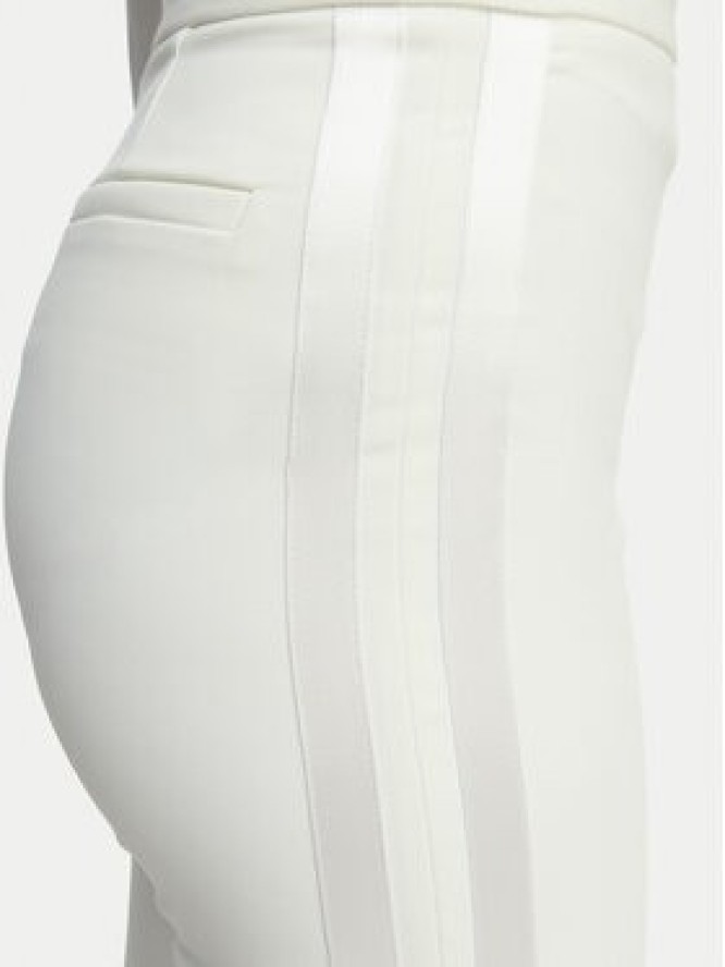 Elisabetta Franchi Spodnie materiałowe PA-184-62E2-V290 Biały Slim Fit