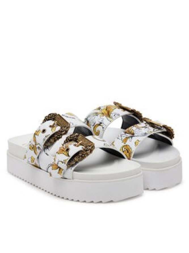 Versace Jeans Couture Klapki 78VA3SM1 ZS366 G03 Biały