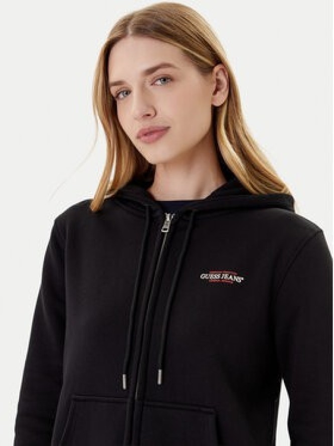 Guess Jeans Bluza W4YQ13 KC811 Czarny Regular Fit