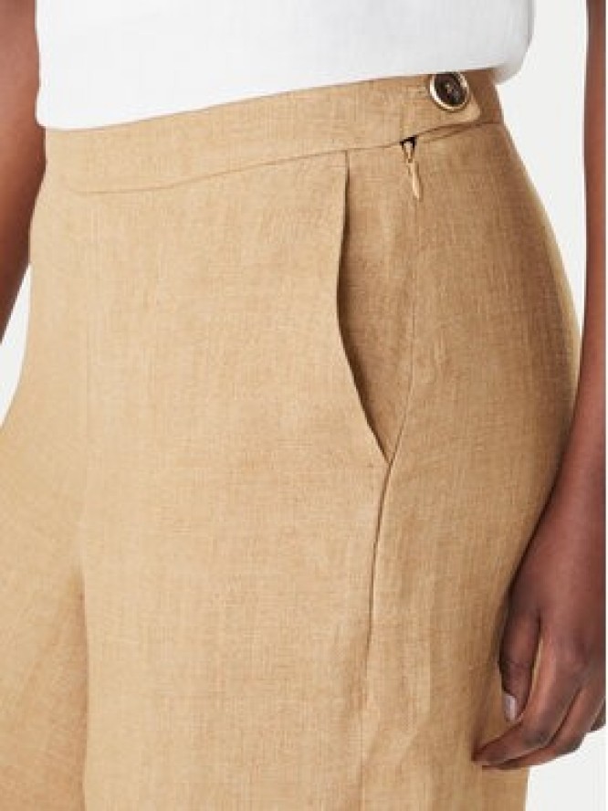 Marella Spodnie palazzo Ottelia 2613131062 Beżowy Wide Leg