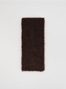 Miękki szalik - ciemnobrązowy