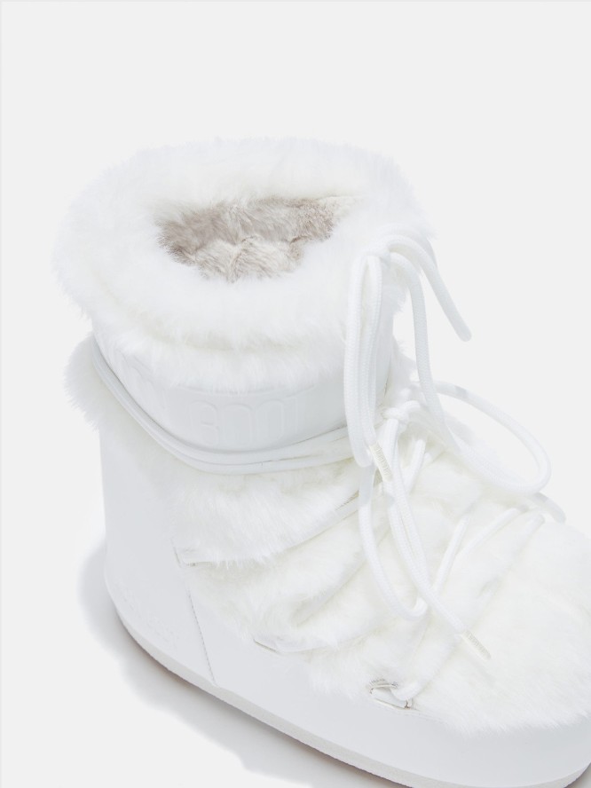 Moon Boot ICON LOW FAUX-FUR BOOTS Śniegowce damskie