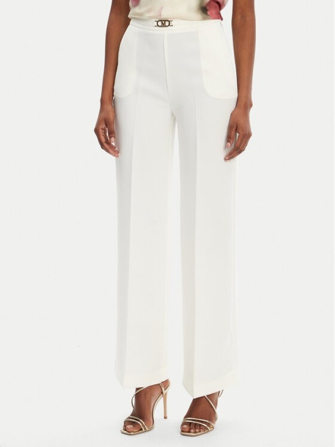 Marciano Guess Spodnie materiałowe 5RGB02 7115A Écru Regular Fit