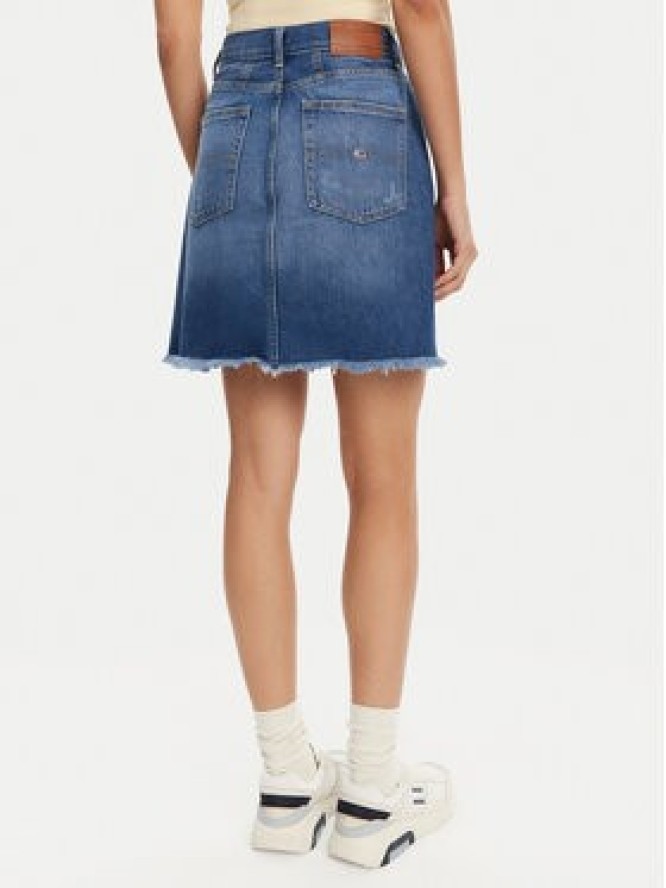 Tommy Jeans Spódnica jeansowa DW0DW20135 Niebieski Mom Fit