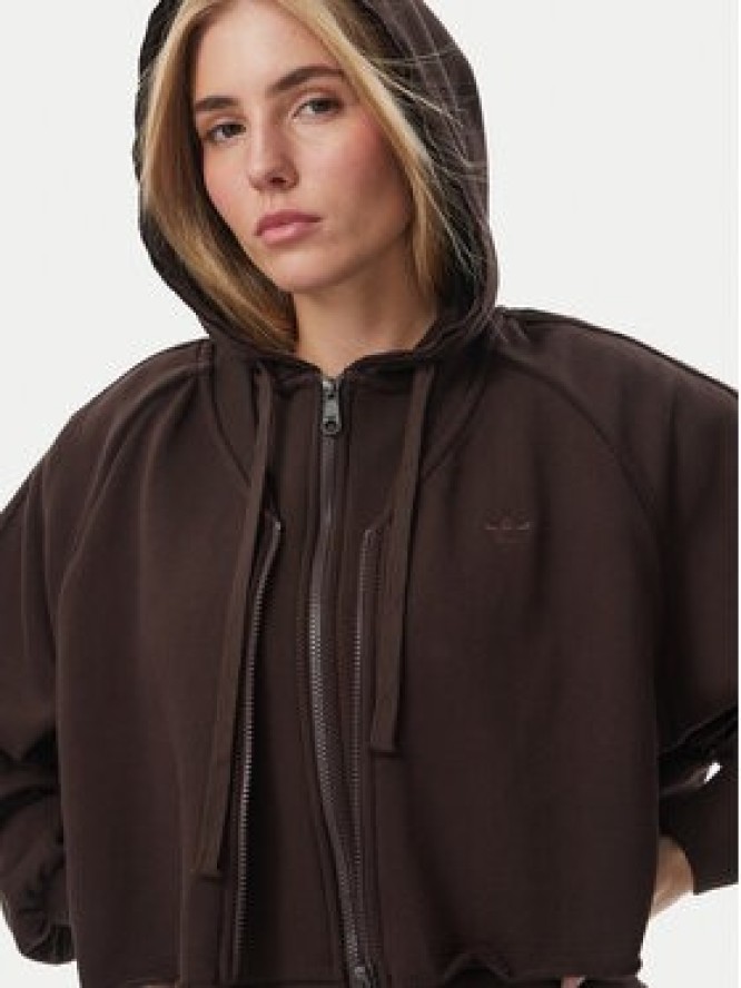 adidas Bluza Sst Double Front Hoody KT1922 Brązowy Regular Fit