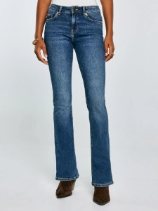 Jeansy damskie granatowe Adela Bootcut 536