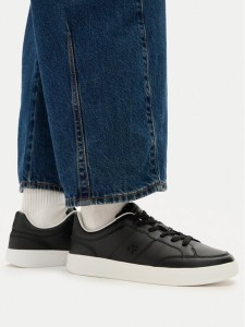 Tommy Hilfiger Sneakersy Th Heritage Court Sneaker Ltr FW0FW09028 Czarny