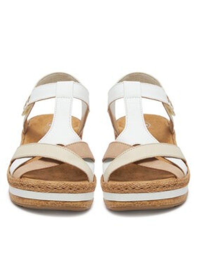 Rieker Sandały V0919-80 Biały