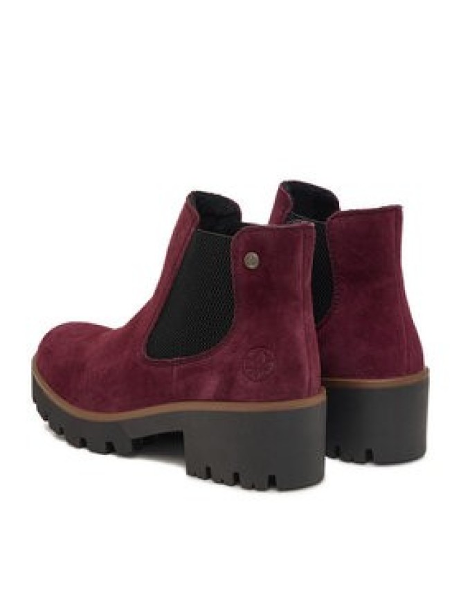 Rieker Botki CEO-79265-30 Bordowy